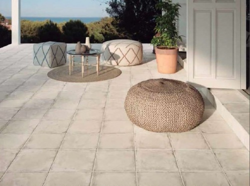 Клинкерная ступень фронтальная Alhamar Blanco Exagres 330x330x30/11 мм